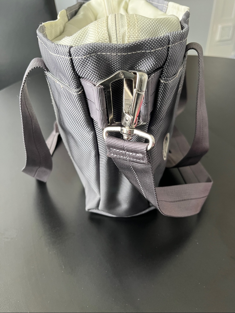 Timbuk2 Tote Bag, Gray and Stone color, with Adjustable straps, Used - Picture 8 of 17